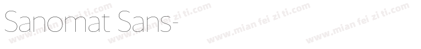 Sanomat Sans字体转换